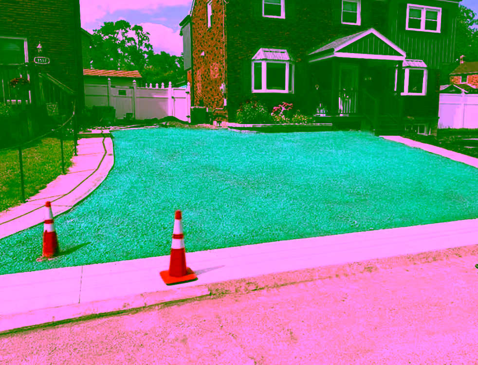 Hydroseeding application in Pittsburgh