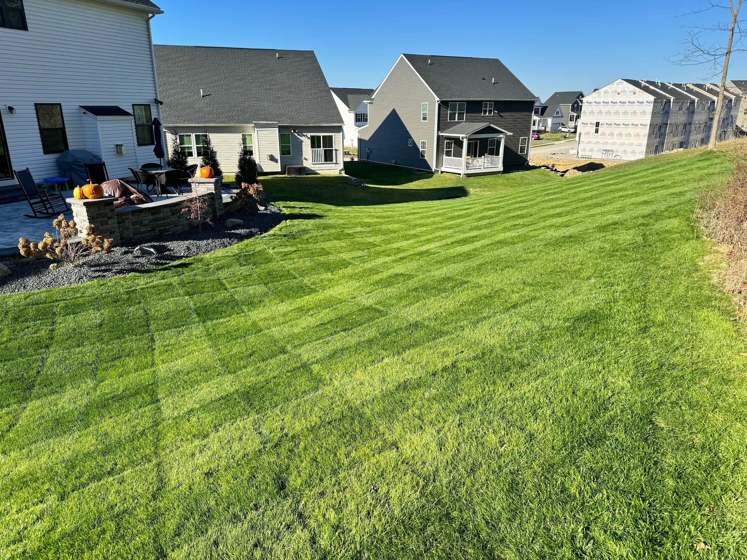 Dirt Works completed landscaping project